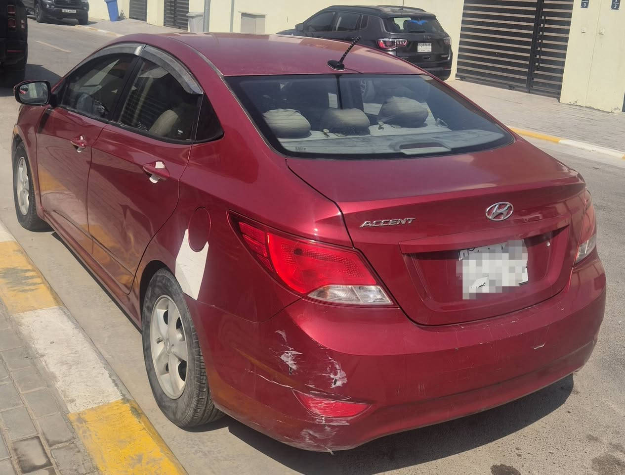 اكسنت ٢٠١٧ وارد امريكي . حادثه جاملغ . مشروع وطني . تحويل من اي مرور بالعراق . رقم واسط . السيارة بأسمي سنويه جديدة رقم انكليزي والهزة . ويل كب السيارة ما بيه اي نقص . فقط صدر امامي و لايتات ضعيفة .  مراوس بسيارة بي واي دي او سيارة هايبرد حسب القناعة . حتى لو بيه ضرر  . بعد المعانية والاتفاق على الفرق . للاستفسار ***********
