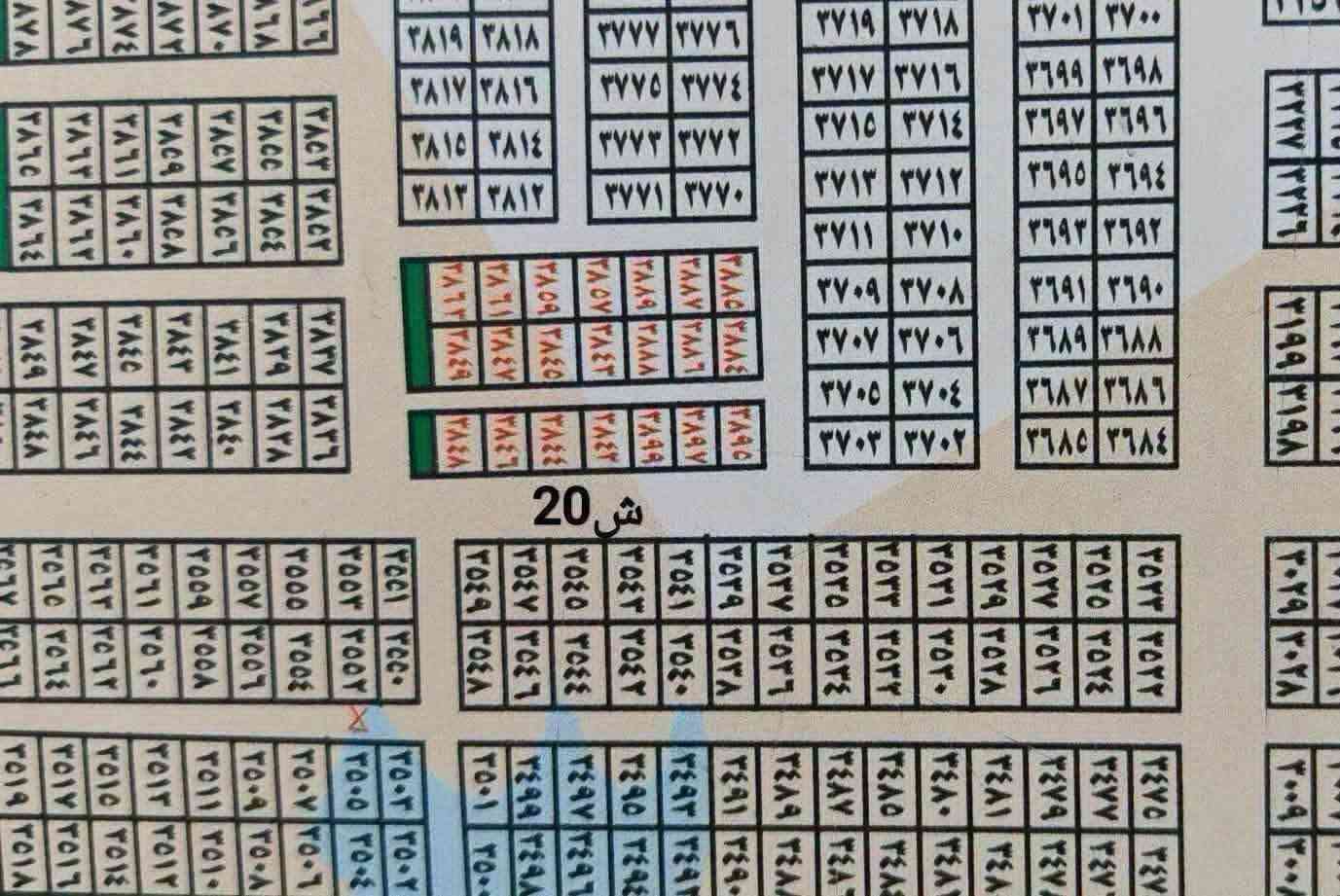 طابو ملك صرف • تجارية شارع 20 • ١٢٥م