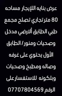 عيادة طبية • ٨٠م • اسكينه مقابل محطة