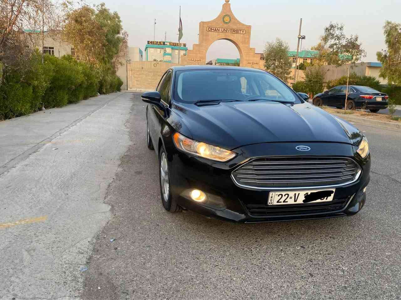 Ford Feusn موديل 2016 سياركا مكينه كير ته بريد  به شه رت  سه نوى هه زه نويه  ٢٥٠ هه زار غرامى له سه رده   سبوغ ٣ بارجى هه يه بى ژوورى   مكينه ١٥ توربؤ  زور خاوينه  سعرى 87 مجال  برايانه  له هه وليرم  زمارى موبيل *********** أربيل, العراق
