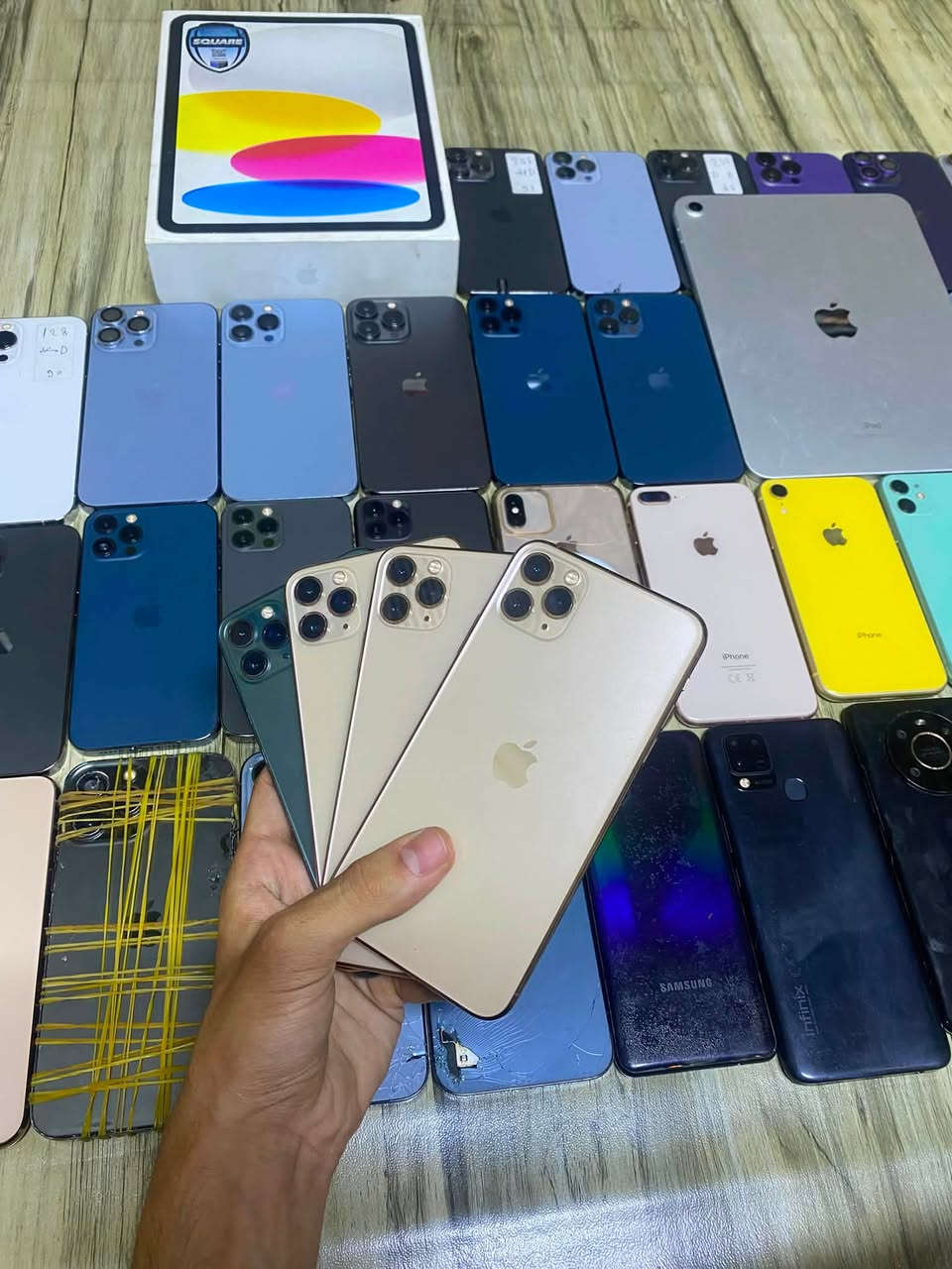 11بروماكس ذاكره 256 بطاريه من 75 الى 79 اجهزه كفاله عامه ممبدل بيهن اي شي مع ضمان  عنوان المحل بغدا. رحمانيه الجعيفر سعر القطعه (375) قفل بدون عمله للتواصل علرقم *********** 

(🚩 ماعندي توصيل المبيعات اتكون داخل المحل فقط🚩)
