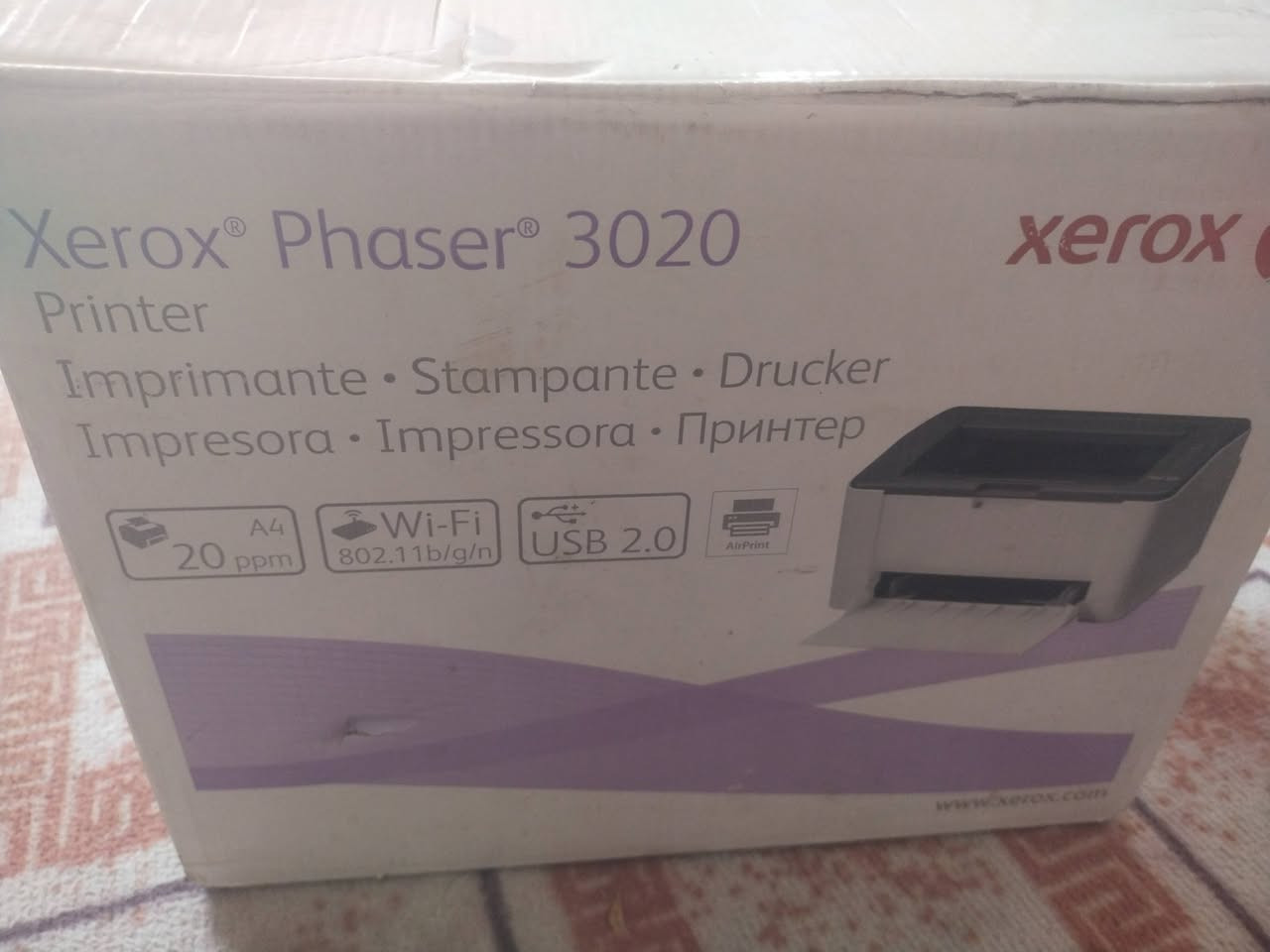 Xerox Phaser 3020 • طابعة ليزرية • واي فاي
