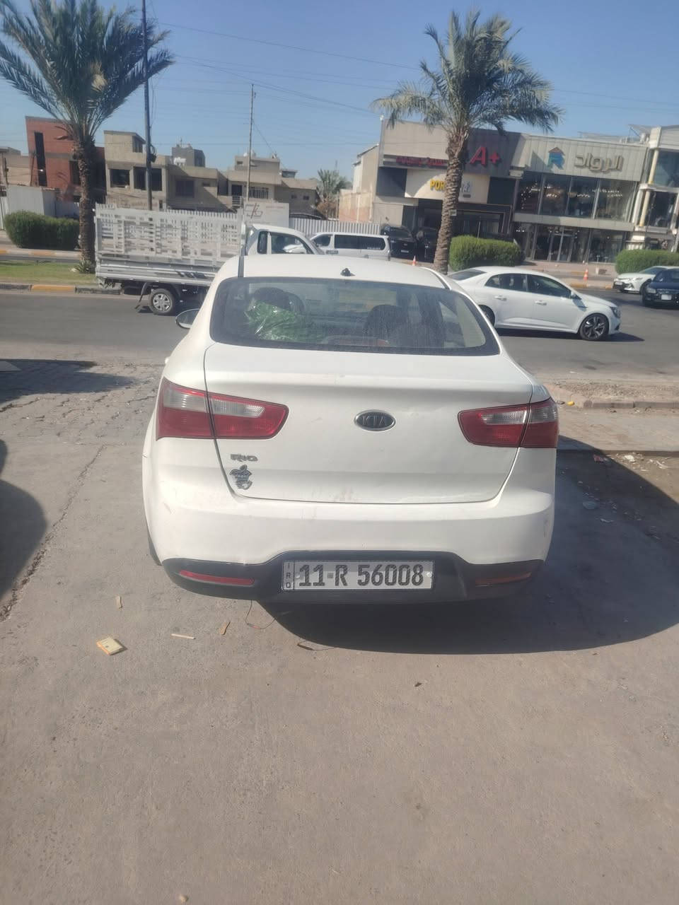 كيه ريو موديل ٢٠١٢ حدث الباب وجمالخ جمالخ مبدله وباب مصلح بي قطع صبغ ابيع احزام مانقص اي شي جاهز مكانه المنصور شارع ١٤  رمضان سعر  سعر ٦٨ وراق وبي مجال قليل راقم *********** أمان سياره نضيف كلش ماشي ١٣٠
