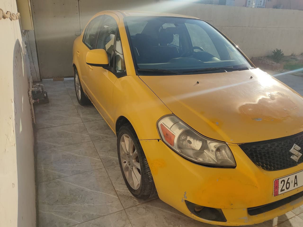 سوزوكي SX4 موديل 2008

وارد أمريكي ضربتها باب السائق وجاملغ أمامي اليمة بدون دواخل بدون ايرباك

رقم صلاح الدين بـ أسمي, سنوية للـ 2030

گير ومحرك شرط
مكينة 2000

شاشة وكاميرا خلفية

نقص كمبريسر تبريد وصدر أمامي 60%

سعر 42
مكاني سامراء
اتصال واتساب ***********
يرهم مراوس بنفسها خصوصي رقم بغداد او شمالي وانطي فرق
