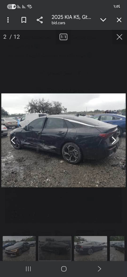 🚘 KIA K5 GT-Line 2025 بۆ فرۆشتن
▪️ مۆدێل: 2025
▪️ جۆر: GT-Line
▪️ ڕەنگ: ڕەش 🖤
▪️ ڕۆیشتن: تەنها 2,000 میل
▪️ ئۆتۆمبێلەکە زۆر پاک و بە دۆخێکی نایابە.

زانیاریی زیان و چاککردنەوە:
▪️ تەنها 2 دەرگا گۆڕدراون بە پارچەی بڵادی
▪️ دۆسە ڕەنگکراوە
▪️ نیوەی چاملغى پێشەوە بۆياغه
▪️ لە Airbag تەنها پەردە ى لاى سايةق (Curtain Airbag) بووە

💵 نرخ: 186 وەرەقة

📩 بۆ زانیاری زیاتر و بینینی ئۆتۆمبێلەکە، پەیوەندی بکەن.
***********

ــــــــــــــــــــــــــــــــــ

🚘 للبيع KIA K5 GT-Line 2025

▪️ الموديل: 2025
▪️ الفئة: GT-Line
▪️ اللون: أسود 🖤
▪️ المسافة المقطوعة: فقط 2,000 ميل
▪️ السيارة نظيفة جداً وبحالة مميزة.

تفاصيل الضرر والتصليح بكل وضوح:
▪️ فقط بابان مبدلان بلادي
▪️ الدوسة صبغ
▪️ نصف الجاملغ الأمامي صبغ
▪️ الإيرباغ المتأثر فقط الستارة جهة السائق (Curtain Airbag)

💵 السعر: 186 ورقة
للتواصل :
***********
