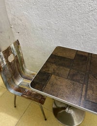 ميز طعام عدد 4 مع كل ميز 4 كراسي سعر الميز مع الكراسي75