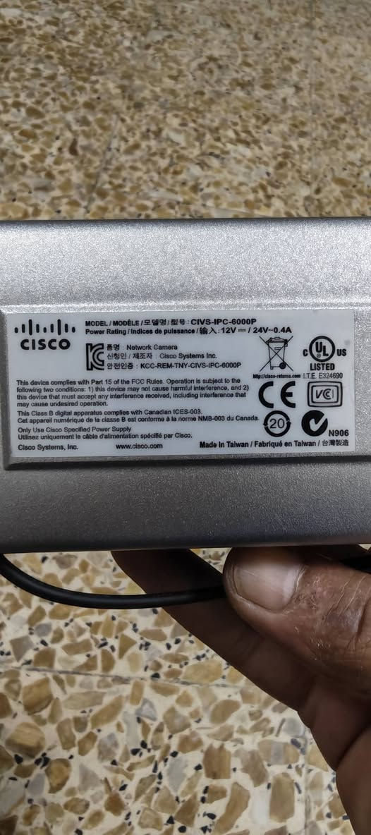 كامرة سيسكو تشتغل DVR وتاخذ رام وتشتغل nvr صورة وصوت العدسة زوم صناعة تايون اصلي السعر 30 الف يوجد 10 قطع مكان بغداد المنصور ***********
