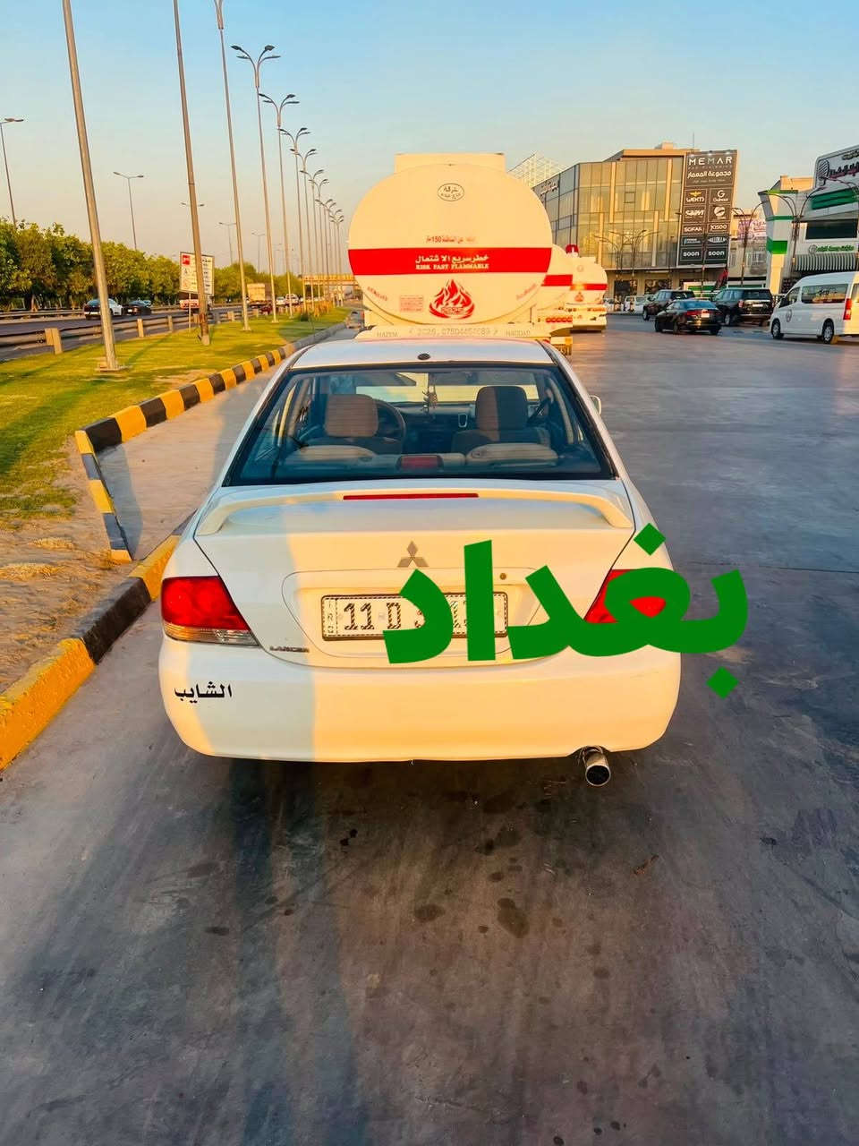 السلام عليكم
ميتسوبيشي لانسر ٢٠٠٦
رقم بغداد  انكليزي
بسمي تحويل ثاني يوم
محرك كير بحاله جيده
بيهه صبغ دواير جاملغ خلفي
البنيد مصبوغ أثر جراد
تبريد ثلج شاشه كامره
لايت زنون
مابيهه نقص
مكاني بغداد الغدير
للتواصل
***********
