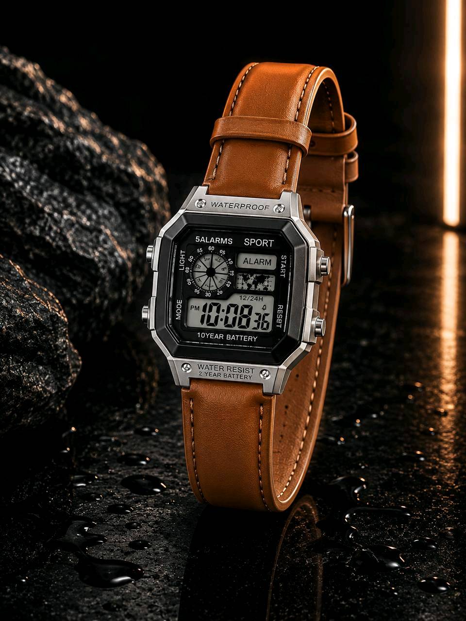 موديل جديد 🕰️

رجالي سبورت SPORT الكتروني ⌚
سير جلد مخيط 🧵
مقاوم للماء 💧
انارة ليلية 🔦
منبه ⏰
تاريخ يوم + شهر 📅
ظهر براغي 🔩

الوزن 33 غرام ⚖️
القطر 39 ملم 📏
السمك 13.50 ملم

سعر القطعة 2500 الف 💰
سعر الدرزن 30.000 الف