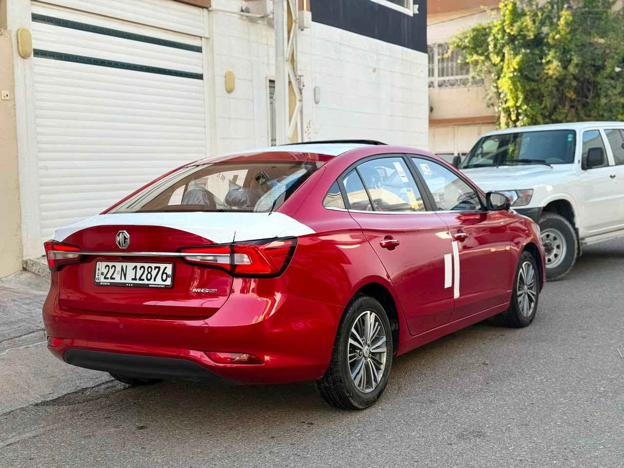 بۆفرۆشتن mg5 luxury فول فول مواسەفات بەس گێر عادیە
, شاشە گەورە
, 360 دەرجە کامیرە 
, ویلکەب 
, تحدید سرعە
, کوشن جلد 
, هەردوو کوشن پێشەوە هیتەر
 , هەردووکوشن پێشەوە کارەبایی،
,نیظامeco
, تراکشن
 ،لایت زینۆن
 ، حاسە و کامیرە
 .5کامیرە
 زۆر مواسەفاتی تر 
بێ بۆیاخە بێ ساردە  کلین کلینە 
سەیارەکە زۆر تازە ماوەتەوە 
35000کم رۆشتووە 
شوین کرکوک 
نرخی95
ژمارە تلفون ***********
***********
