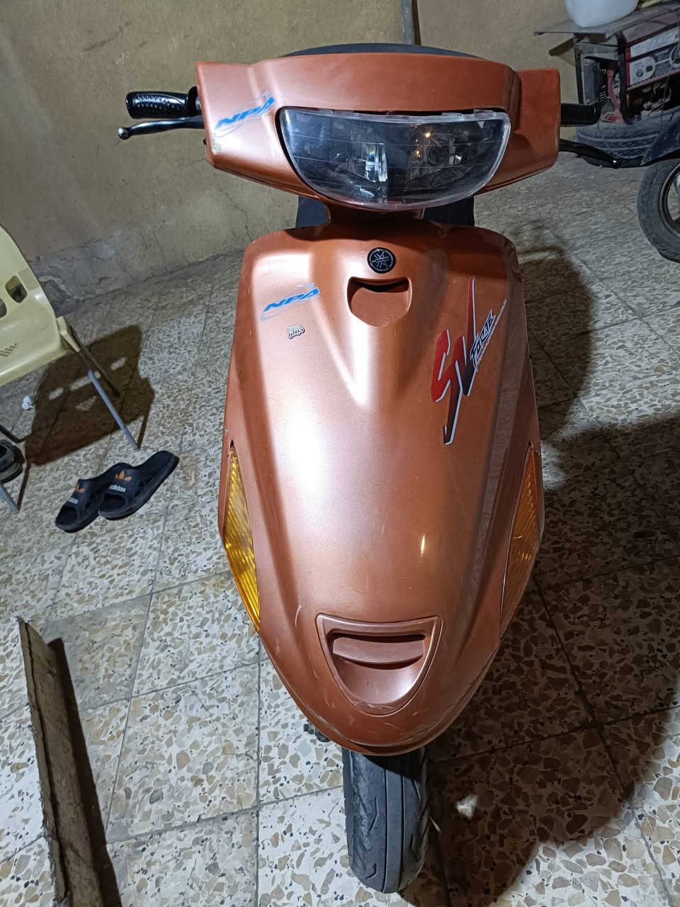 دراجة فراشه نثيه 
خذيته قبل يومين وبس طلعت طفت بيه من يم الولد اريد ابيعه طافيه هيه كايمه وعوزه كهربائيات مكاني مركز البصرة الي ما تخدمه لا يكسر بيها جزاكم الله خيرا 
***********
