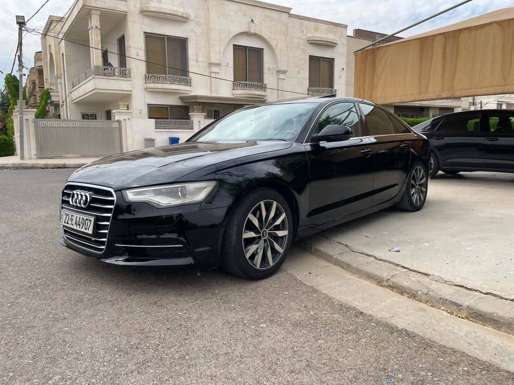 Audi A6 2015 (( خليجي ))
للبيع مراوس اودي A6 فول 

السياره جاهزة بدون نواقص نهائيآ
  
اودي A6 

موديل 2015

 اللون اسود

ماشي 133 الف مايل
 مواصفات خليجية السيارة 
استلام شركة سردار في اربيل 
ضمان دولي السيارة         
                 

محرك 6 سلندر تنفس طبيعي  كير ٨ سرع 🚀 بشرط وضع شركة

                                المواصفات ١/١
1-ابواب وجنطه شفط             

٢- بصمة

٣- سايد بريك كهرباء 

٤- اوتو stop في الازدحامات 

٥- خمس بصمة

٦- بردة خلفية

٧- بردة جانبية

٨- كشنات جلد لاونين قرميطي

٩- كشنات كهرباء

١٠- كشنات خزن ميموري

١١- سيدي  جنجر ٦ اقراص (CD box)
‏DVD

١٢- سستم صوت كامل مضخم 10

١٣- شاشة متحرك

١٤- بلوتوث

١٥- اوتو هولد

١٦- ٤ حساسات امامية

١٧- ٤ حساسات خلفية

١٨- ٤ وضعيات قيادة

١٩- گیر  اوتوماتيك 

٢٠- گیر عادي 

٢١- گیر سپورت

٢٢- گیر  ستیرن (شفتات ستيرن)

٢٣- عداد سرعة 300 ✈️

 ٢٤- نظام ABS و مانع انزلاق 

٢٥- قفل  سرعة 

٢٦- تحكم ستيرن جهتين 
 
٢٧- بك   لايت ليد

٢٨- لايتات  امامي  ليد

٢٩- كشافات زينون

 ٣٠- لايتات  نظام دوارة

٣١- زراك لايت جهتين 

٣٢- مري قلاب 

٣٣- اشاير بالمري 

٣٤- تبريد مركزي ٣ قطع مناخ منفصل تحكم كامل من قبل السائق او راكب الامامي و الخلفي 

٣٥- ثلاجة
 
 ****************
گیر و محرك بالشرط

حدادية جديد بالشرط

تبريد ثلج بالشرط
******************

السيارة بيها فقط صبغ حزام بدون حادث 
معجون السيارة كفاااااااله عامه 

*******************
مکان سيارة اربيل 📍
رقم اربيل دولي سنويه هز فحص جديد
) السياره باسمي تحب تحويل تحب وكاله نفس اليوم
*********** واتساب
***********☎ أربيل, العراق
