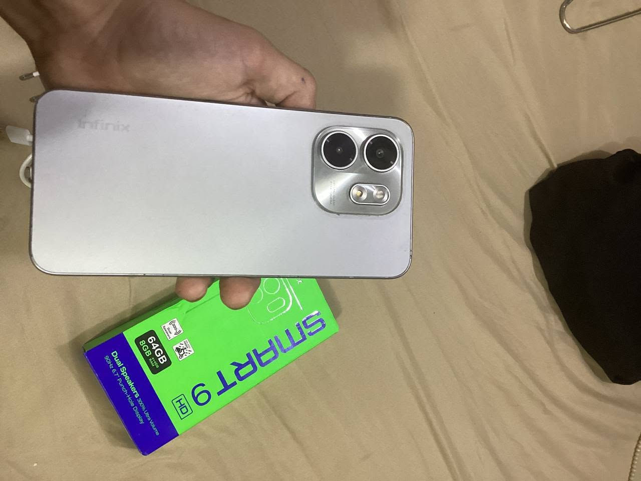 انفنكس سمارت 9 الجهاز اخو الجديد وياه كامل ملحقاته السعر 🔥 130وبي مجال بسيط ببجي 40فريم الموقع النجف الاشرف 7876404121
