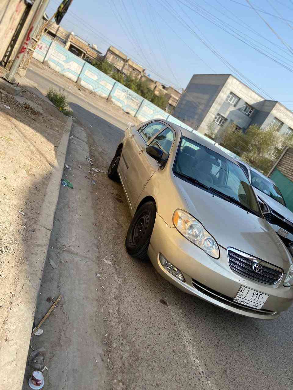 كورولا نحله موديل 2005 محرك ممتاز كير ممتاز حداديه جيده سياره تخم تاير جديد رقم نجف مشروع وطني السعر 65 بيها مجال الاستفسار على هذا الرقم *********** محمد العنوان بغداد الشعب
