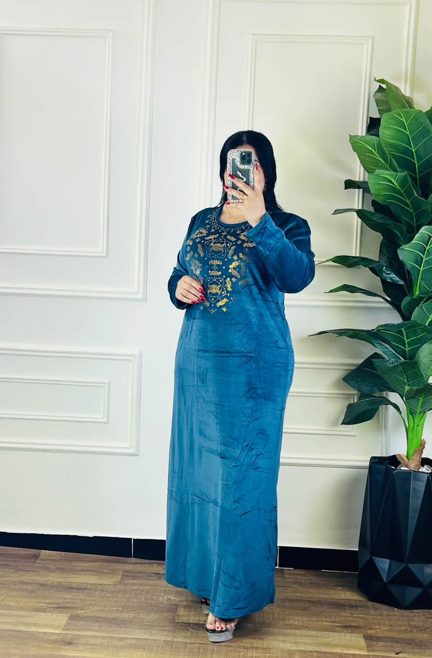 جملة • دشداشة جلد الغزال • مقاسات 2XL-5XL