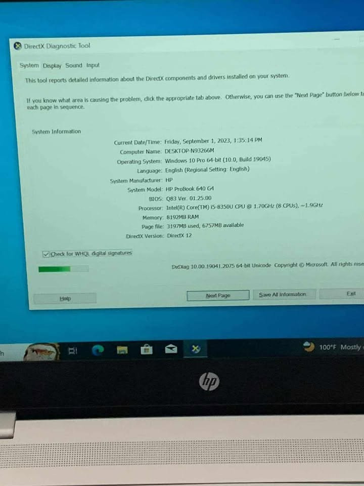 السلام عليكم
لابتوب Hp probook G4سلم حديثة مال برامج هندسيه
مواصفاته
كور اي فايف الجيل الثامن i5 8th
الرام 8 كيكا ddr4
هارد ssd m.2 256 كيكا كلش سريع
كارت الشاشه intel(4كيكا)
 منفذ type c
بصمة اصبع  كيبورد ضوئي 
 حجم الشاشه 14.5 دقتها full Hd 1080 1920 
الويندوز 10 برو اصلي
نضافتها 100 بالمية اي خلل مابيها
تشغل برامج هندسيه العاب تصاميم اوتوكاد ماتلاب 3d max
وياه شاحنتها
واتساب ***********
أو علق واني أراسلك
