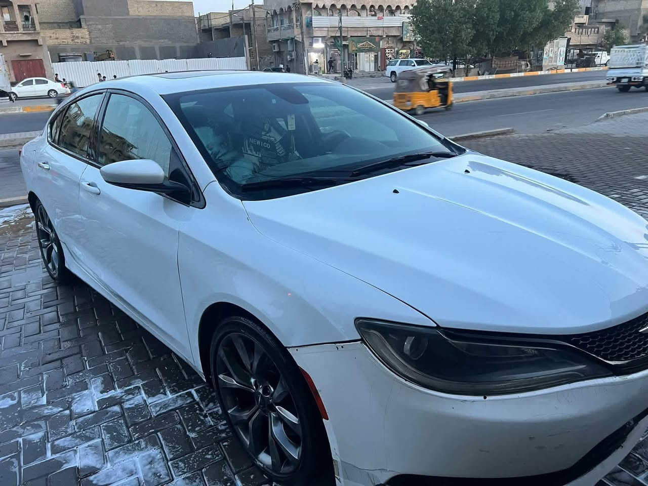 سلام عليكم
للبيع أو مراوس 
كرايسلر C200 S موديل 2015
وارد حادث بسيط (قبق بنزين)
بيها قطع صبغ ابيع حزام السيارة فول للاخير
رقم بغداد صاحبها متوفي
أبيع  كوم حديد سيارة اصوليه ومكفولة من السرقة والادوات والعشائرالسعر55 الاتصال ***********
 ويل كب 19
أضوية أمامية زينون
أضوية خلفية LED"
ملاحظة:
الفئة والمواصفات (أوباما - أعلى فئة) :
محرك V6 3600
كير ماوس 9 نمر + شفتات ستيرن رياضية
قمارة بانوراما
بصمة تشغيل وبصمة أبواب
هندبريك بصمة
دبل كزوز بصوت رياضي خفيف
Alpine نظام صوت
شاشة كبيرة + كامرة دوّارة"
تحكم ستيرن جهتين + تدفئة بالستيرن
كشنات كهرباء + تدفئة"
منظومة تبريد كاملة، مشدودة هذا الصيف
مكان السياره بغدادالسعر 55 بيها مجال بسيط التصال***********
