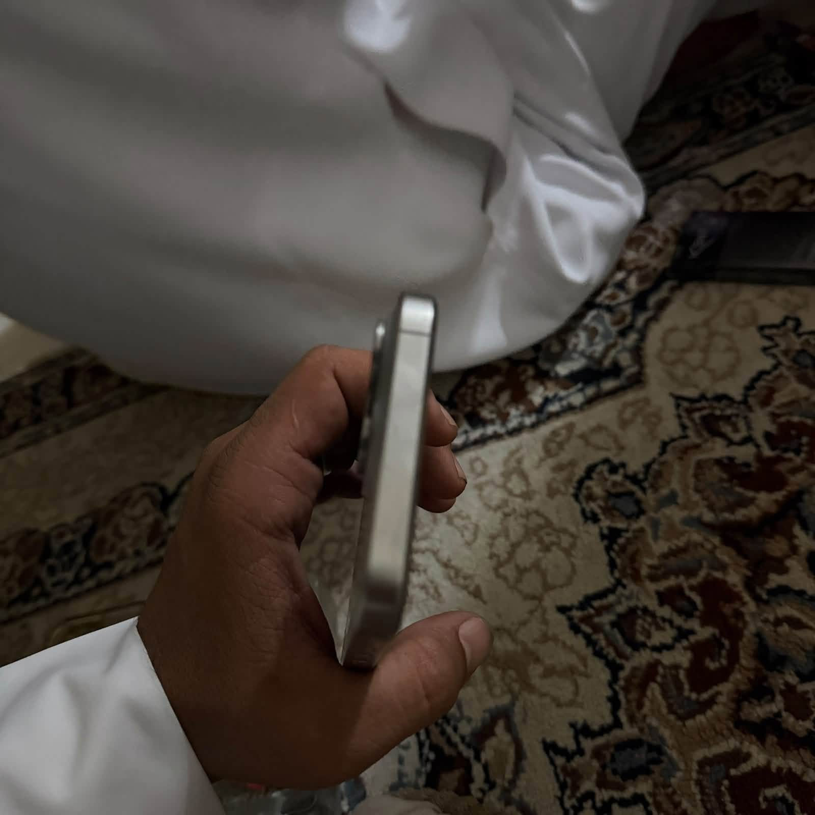 للبيع آيفون 15برو ماكس السعر مليون و١٠٠
فقط واتساب ***********

نص مكتوب في الصور:
- حالة البطارية
- تعمل بطارية iPhone هذه على النحو المتوقع. حول البطارية
- والضمان...
- عادية
- الحد الأقصى للقدرة
- ٨٨٪
- هذا قياس لقدرة البطارية مقارنة بقدرتها عندما كانت جديدة. قد
- تتسبب القدرة المنخفضة بتقليل ساعات الاستخدام بين عملية الشحن
- والأخرى.
- عدد الدورات
- ٧٢٦
- هذا هو عدد مرات استهلاك iPhone لقدرة البطارية. معرفة المزيد...
- تاريخ التصنيع
- أيلول ٢٠٢٣
- أول استخدام
- تشرين الأول ٢٠٢٣