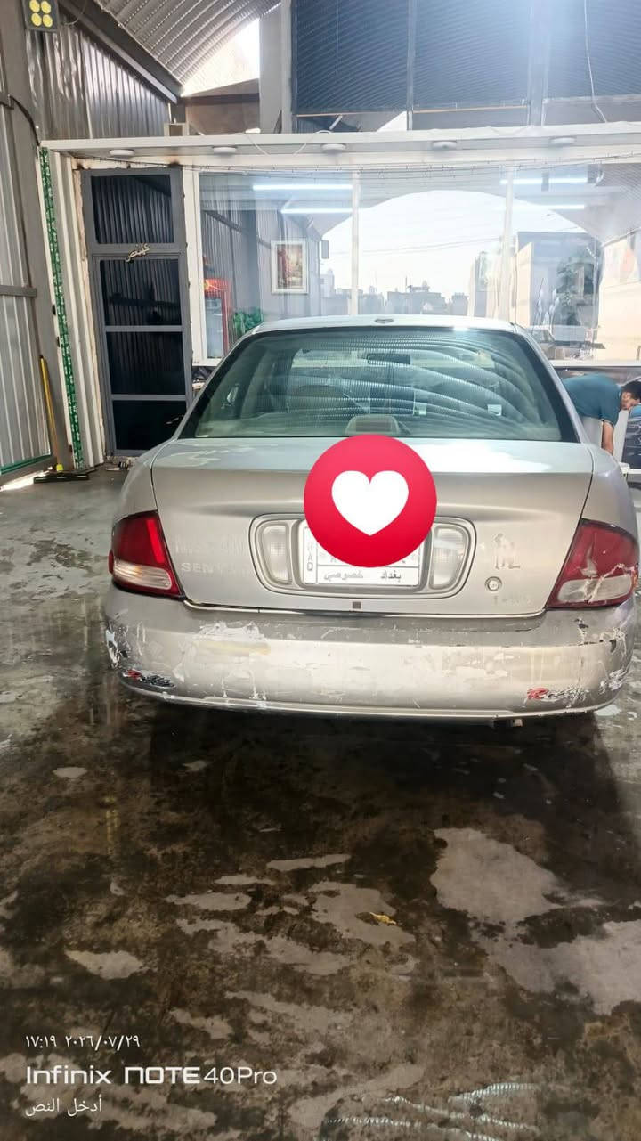 يالله سلام عليكم نيسان سنترا موديل ٢٠٠١ وارد أمريكي حادثه فقط بحاجب البنيد فوق لايت سياره خير من الله كير مكينه مكفول شرط ترايك للبصره رقم بغداد بسمنه سنويه صاقطه من ٢٠٢١ انت الك صافي  تبريد منضومه كامله شادلهه امانت الله بس عوزه فقط راديتر انزرف وتركته سياره بلاديه ومكفول من دعاميه للدعايه قطره صبغ ومعجون  مابيهه صبغ ابلادي دوشمه داخليه لايت زنون عالي ناصي شاشه تاب  مكاني بغداد الدوره البعيثه سعر ٣٨ وبي مجال حك جيه للاتصال والاستفسار ***********  وشكرا
