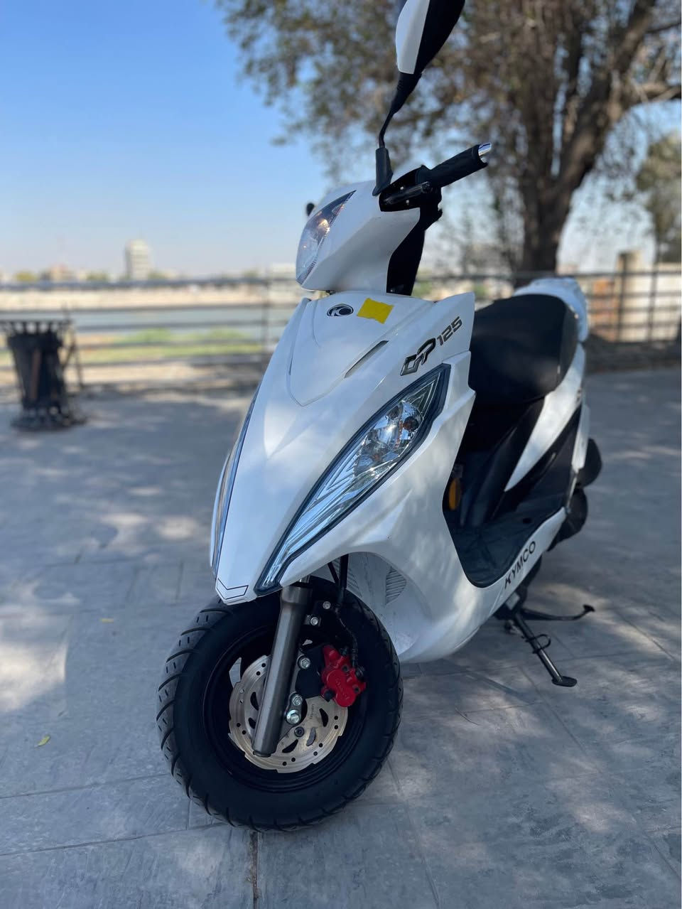 Cymco GP125
كامكو وارد يابان 🎌🇯🇵🀄️ 
مكينه 125cc
عداد 2000 زيرو الفين ماشيه 
مكفوله من الزلغ ولشخط 
نضافه 100‎%‎ 
مكان الدراجه /بغداد الكاظميه 
*********** St Andrew, Surrey
