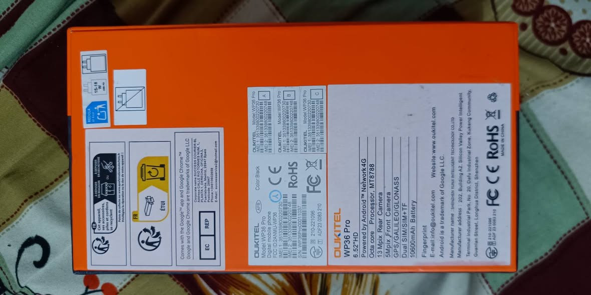 موبايل مدرع EX جديد غير مستخدم نوع
OUKITEL WP36 PRO 

مواصفاته
RAM 24(6+18)
ROM 256
يتحمل رام الى حد 2T
شريحتين
BATTERY 10600mAh
مقاوم الماء
مقاوم الصدمات

كامل ملحقات مع شهادات بدون اي نقص 
السعر 300 الف
متواجد خاص وعلى الرقم 
***********
