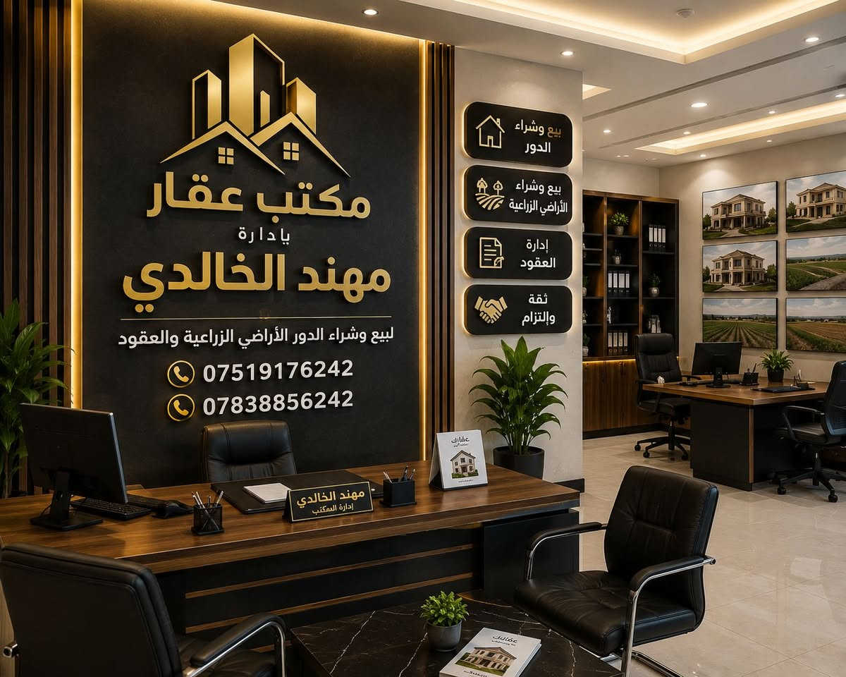 دار للبيع 
العنوان /فلوجة حي المختار من جه السكنية قرب جامع عبد السلام البياتي 
بمساحة 250متر 
عقد زراعي مروج معاملة طابو كامل مستلم وصل تطويب
البيت ركن بناء جديد بعدة ما مسكون خلاص 
غرفتين وصالة واستقبال وبيتونة على كبير الصالة واسطح مشتغلة ايزوكام عازل حراارة ومانع رطوبة 
وبي محل من ضمن البيت 
شارع 15 على 10ركن البيت 
السعر المطلوب 73مليون وبي مجال 
للاستفسار اتصال مباشر على الارقام التالية 
***********
***********
