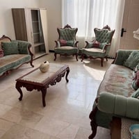 ٨مقاعد • خشب زان • طبلته وسطية