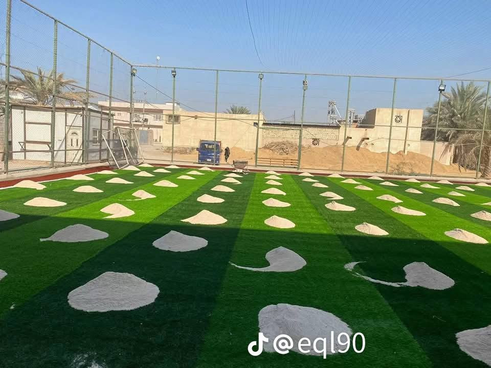 السلام عليكم
شركة فن الملاعب بخدمتكم 👌
نقدم أعمال صيانة وتأهيل الملاعب الخماسية والسباعية والملاعب المفتوحة بأعلى جودة:
⚽ تفريج الثيل الصناعي وتنظيفه
⚽ صيانة التشققات وإعادة التأهيل
⚽ صيانة وتصليح أسيجة الـ BRC
⚽ بيع حبيبات المطاط الخاصة بالملاعب (أصلي وبأسعار منافسة)
نشتغل بدقة، خبرة، والتزام بالمواعيد
ونخدم جميع المحافظات 👍
📞 للتواصل: ***********
فن الملاعب… لأن ملعبك واجهتك 👊

نص مكتوب في الصور:
- @eql90