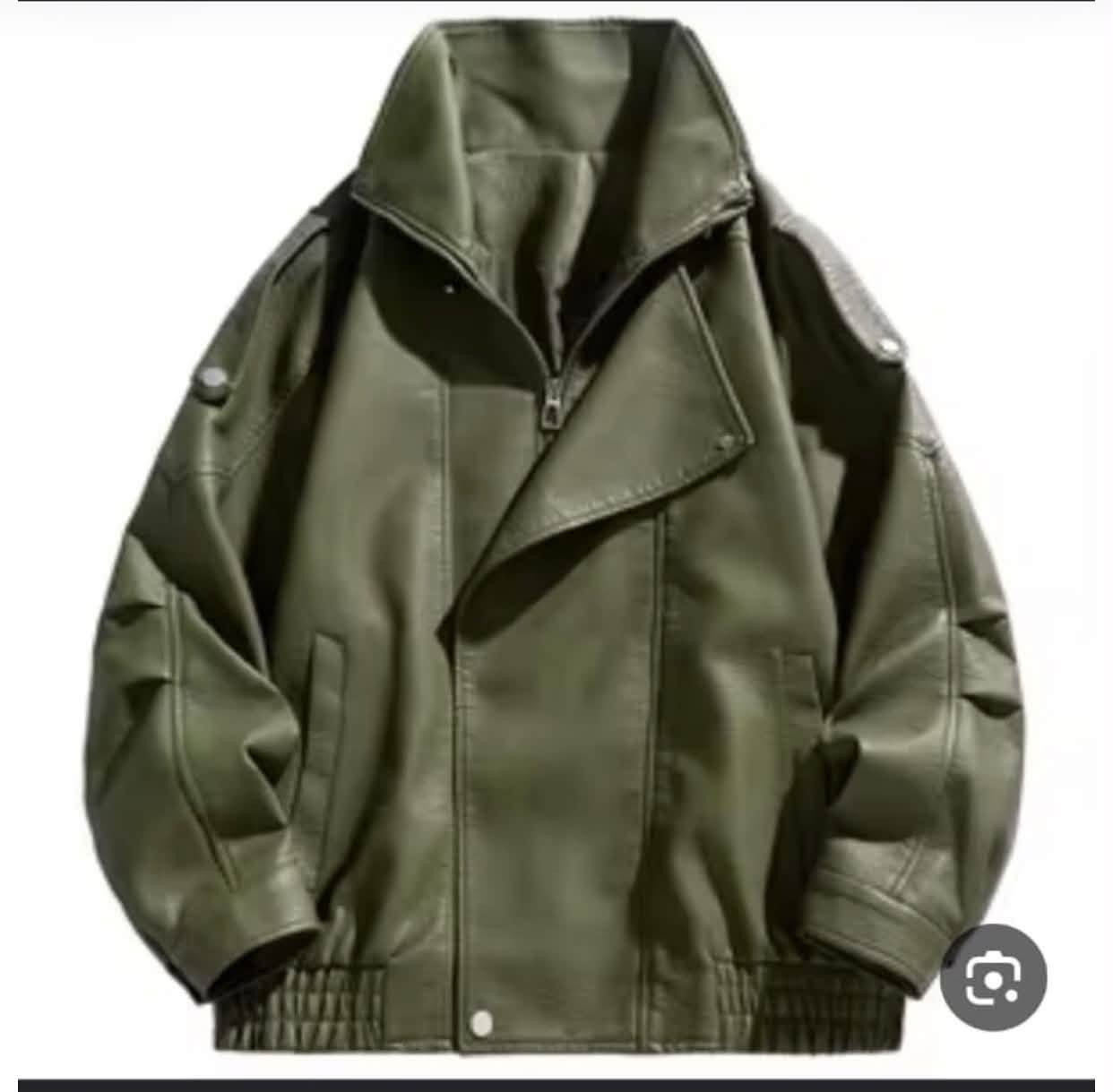 قميص جلد طبيعي • رجالي • قياس XL