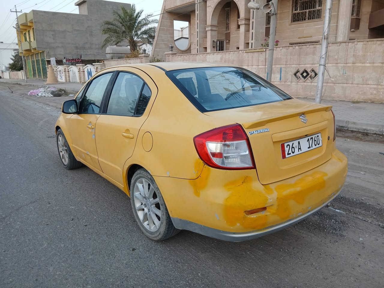 بيع او مراوس بخصوصي وانطي فرق من ال 25 ورقة ونازل
سوزوكي SX4 موديل 2008 وارد امريكي، ضرر الوارد باب السائق وجاملغ امامي اليمة مصلحات نفسهن بدون دواخل بدون ايرباك، مكينة 2000، كير ومحرك شرط، تخم تاير نظيف، صدر خلفي جيد، صدر امامي 70%، تدفئة شغالة، تبريد كمبريسر عاطل، غرفة نظيفة، كشر شوف العين يحتاج ترميم او صبغ حزام انت بكيفك، رقم صلاح الدين بأسمي، سنوية لغاية 2030، مكاني سامراء، رايدها 38 ورقة وبيها مجال شي بسيط، رقمي واتساب او اتصال ***********
