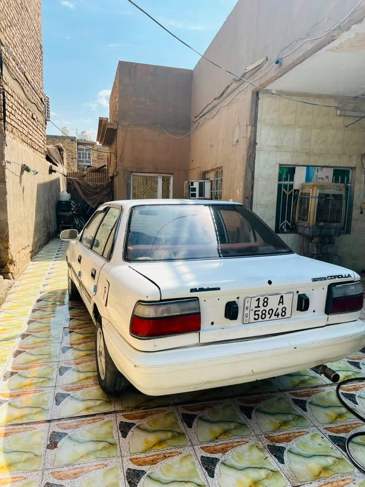 سلام عليكم للبيع كورلا موديل ٩١ سيارة جاهزة كير مكينة تبريد كهربائيات كلها شغال باتري جديد تايرات جدد سعر ٣٥ وبي مجال مكان سيارة بابل مركز مدينة ***********
