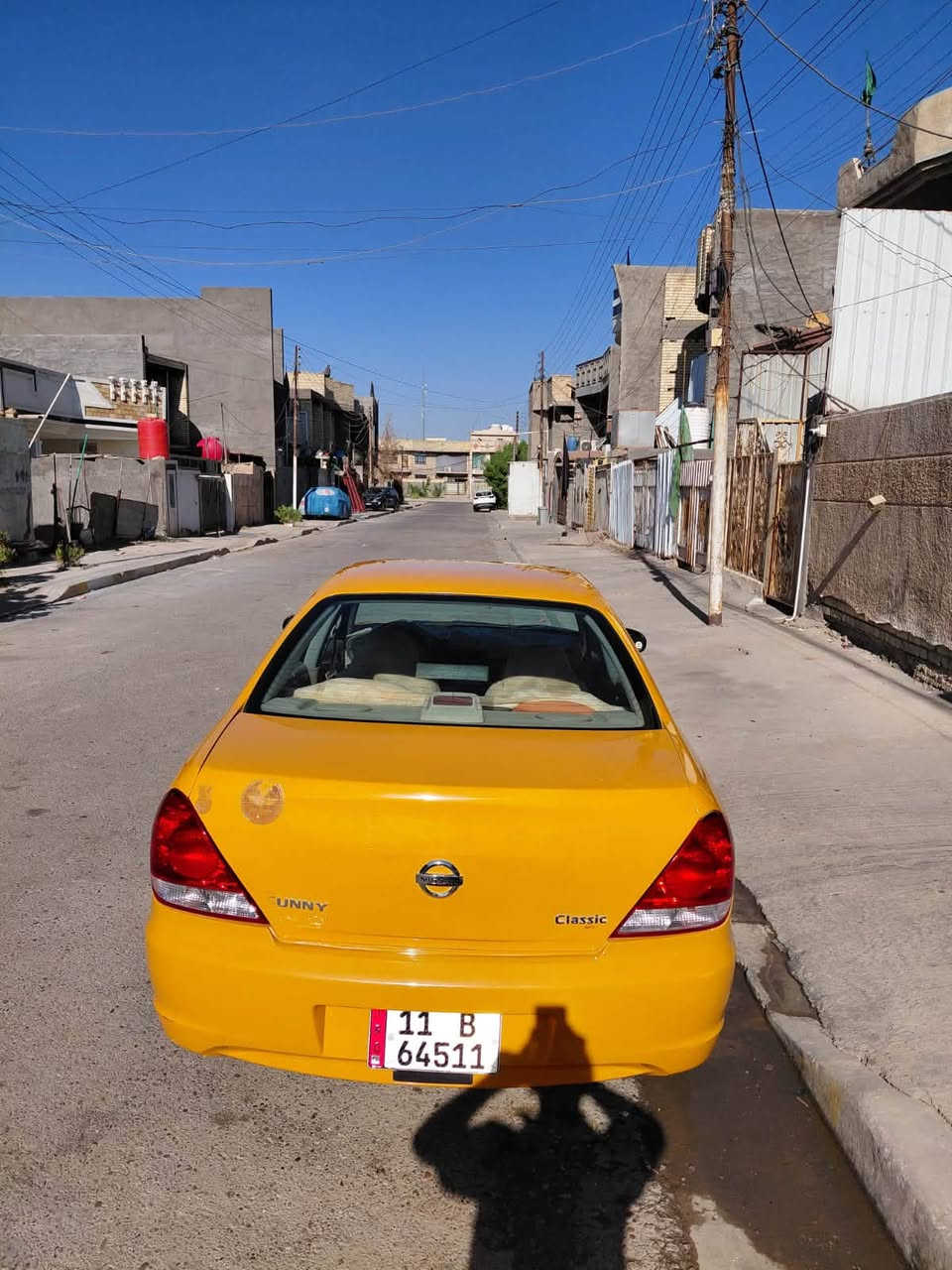 سلام عليكم نيسان سني اصفر ‏مؤسسة موديل ٢٠١١ ضرر مالتها جاملغ ايسر مبدل نفس لون وتصليح بل بنيد مثل ما وضح بل صوره تبريد شغال مكينه كير مكفول  رقم بغداد انكليزي هيئة غرامات مسفرة مكان بغداد المحمودية ***********. 
سعر ٨٥  وبيها مجال حك جيه ￼￼
