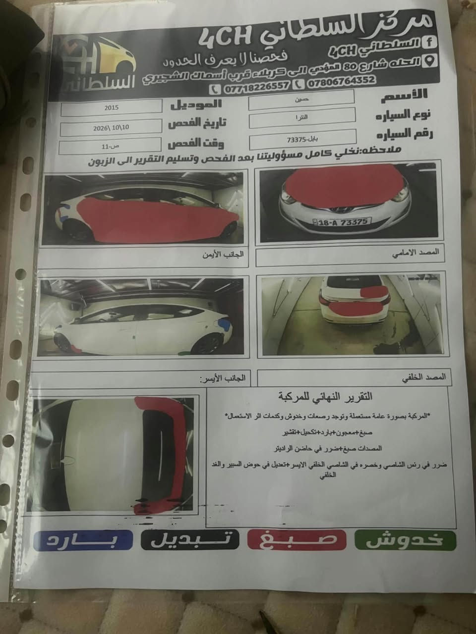 النترا 2015 • وارد امريكي • رقم بابل