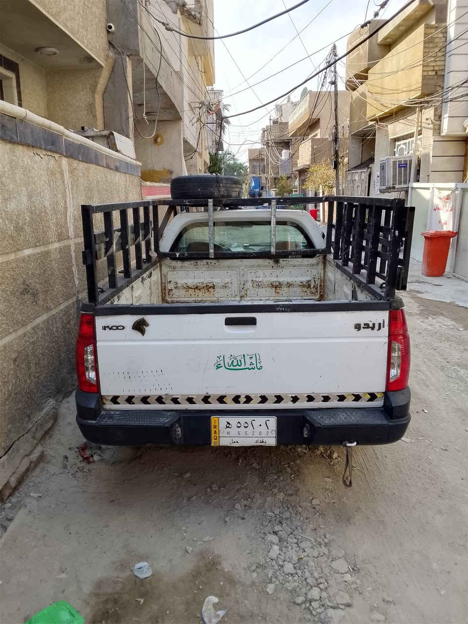 سياره بيكب اريدو بيجو موديل 16السياره بسمي تحويل مباشر السعر30بيه مجال مكان السيارة بغداد حي تونس افاق عربيه سنويه خلصانه ***********
