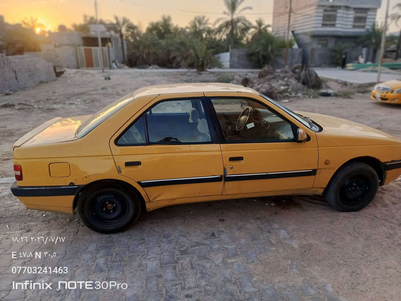 بيجو 405 موديل 16 رقم إنكليزي بصرة مصفرة هيئة وغرامة السيارة جاهزة من كلشي ما عدا التبريد بي جبنه كايمة  ويسرب غاز ترايك شرط 180 السياره مكفولة من الضربة والصبغ بيه لكاط فقط كما موضح بالصورة السعر 34 وبيه مجال بسيط حك الجية مكاني البصرة ابو الخصيب السراجي ***********
@إشارة
