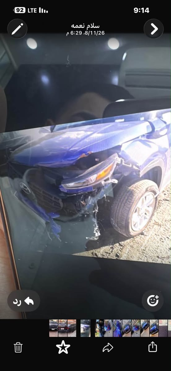 السلام عليكم 
للبيع هونداي فينو 2021رقم اربيل الدولي 
مكينه 1600 دبل بخاخ
تحديد مسار 
رادار امامي 
شاشه بلادي 
كامره خلفي بلادي 
حساس خلفي بلادي 
فول تحكم 
بلوتوث و AUX
لد امامي 
لايت زنون 
السعر 103
ضرر السياره ربع بالبنيد بدون ايرباك صور الحادث بالمنشور 
تفاصيل اكثر اتصل ***********
