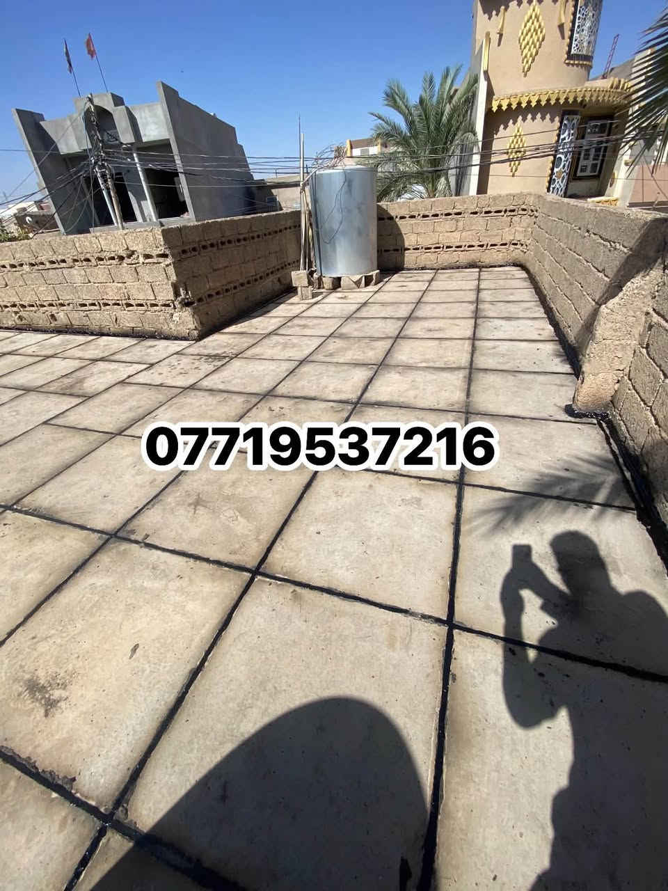 حافظ علئ بيتك من الرطوبه وسقوط الامطار. شغل ماستك درجه اولئ
قلع قديم وضرب ماستك جديد و كوي
(خصم لعوائل شهداء وايتام). نعمل كافه موسسات الحكوميه
لسنا الوحيدون لكننا الأفضل.👍.     احنا رقم واحد 💪
منستلم فلوس اذا معجبك شغل
لاستفسار
***********
نعمل (طوز و اطرافه)
