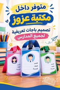 باجات تعريفية • مكتبة عزوز • مدارس