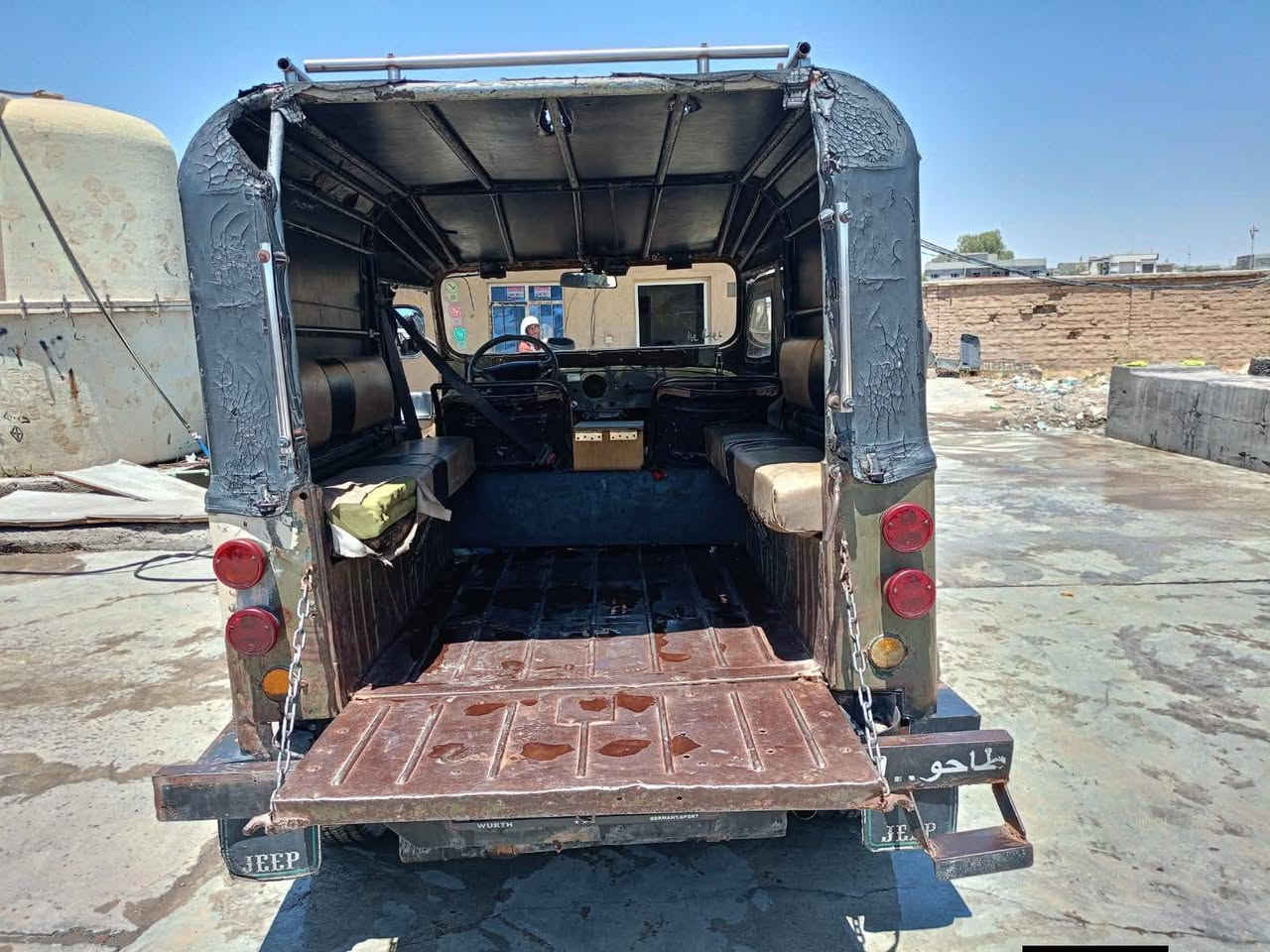 مكلف بالنشر
جيب للبيع
رقم انكليزي/ سنويه بأسمي تحويل مباشر
سنويه لل2030
محرك ونجي
گير اوتماتيك
دسكات امامي
بور استيرن
السعر5مليون ونص بيها مجال قليل
العنوان //ديالى/جلولاء 
للاستفسار 
رقم صاحب السيارة ***********
