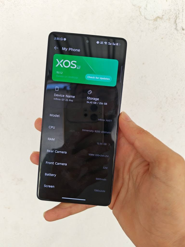 Infinix gt 20 pro 5g

فرۆشتن گۆڕینەوە
زۆر خاوێن نەکراوە بەهەمو شەرتو زەمانێک
 ڕام  12+12 و 256 گێگا
کامل ئەشیای خۆی لەگەلە 
Pubg 120 fps 

کامیرا 108mp.  ڤیدیۆ 4k 60fps
 شاشەی amolid 144hz

نرخ ١٨٠ هەزار 

هۆکاری هەرزانی 
تاکە عەیبی ئەوەیە جار جار ریستارد ئەبێو هەلەبێتەوە ئەویش کەم
***********   وەتسئەپ دخان, السليمانية
