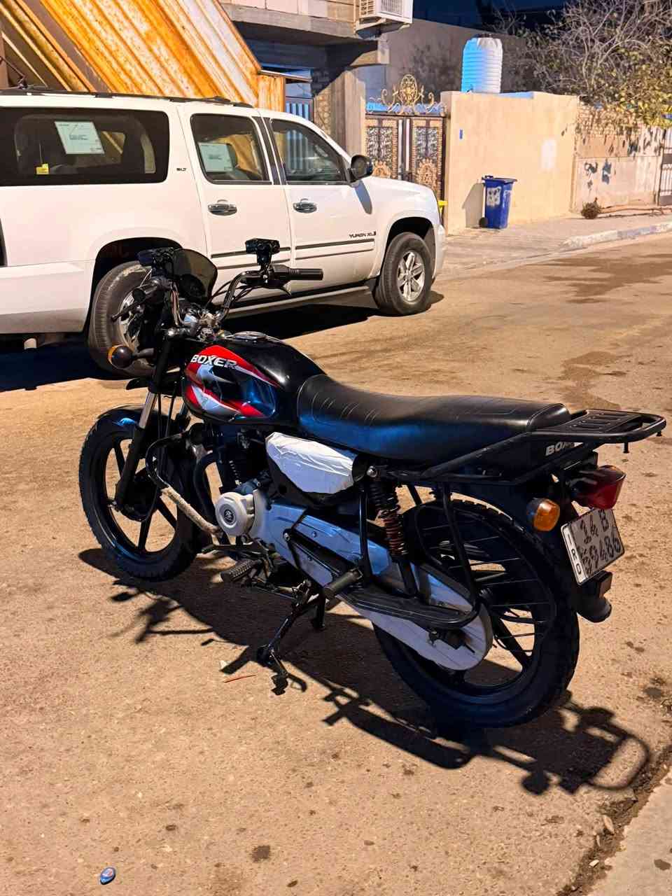 دراجه بوكسر 2023 رقم بصره باسمي
كفاله من كلشي  تحويل ثاني يوم
مامشتغله دلفري
جاهزه الدراجه واحله من الصور
السعر 2150 وبيه مجال قليل الموشراي لايتعبني
مكاني بصره جبيله 
مامتواجد بالفيس 
واتساب واتصال 
رقمي ***********
