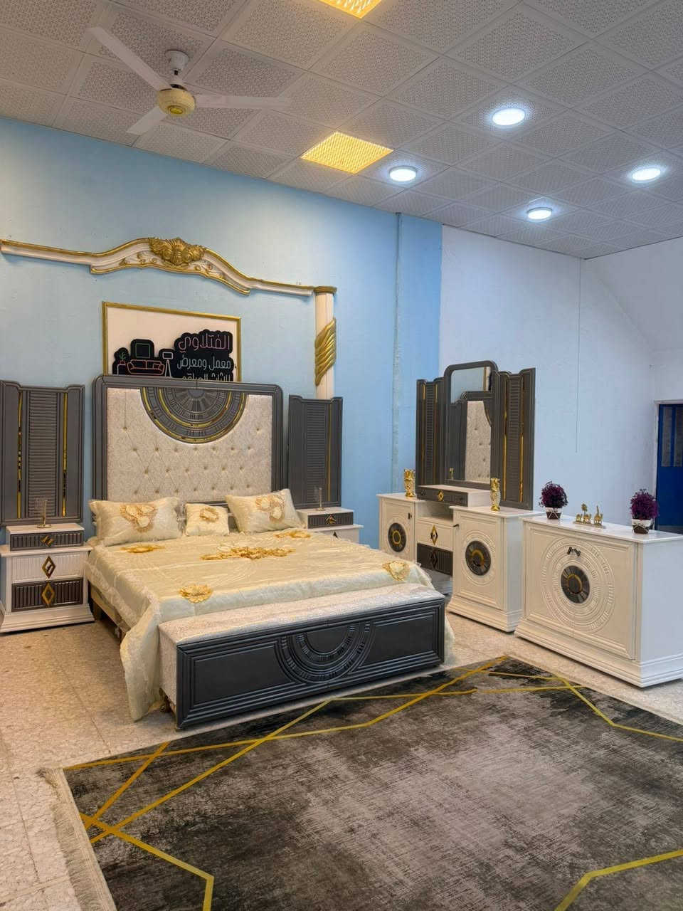 موديل 🪄🪄 أسوار بغداد 🪄🪄
💵السعر 2.750 مليونين وسبعميه وخمسين ألف دينار عراقي فقط
الموديل من 9 قطع
الكنتور الوجه Mdf 12 ملم 
الداخل صاج طبيعي 4ملم 
الضهر جرجوبه براغي 
القاعده مع السقف بلوك صاج طبيعي
السرير 6 ارجل بلوك بلايود 
العرض 160 الطول 200
شازلون مخزن اضافي 
شامل أجور النقل 🚛والشد 🧰 مجانآ لجميع محافظات العراق 

العنوان /بغداد / بغداد الجديده خلف جامع السامرائي 
للحجز او الاستفسار 
***********
