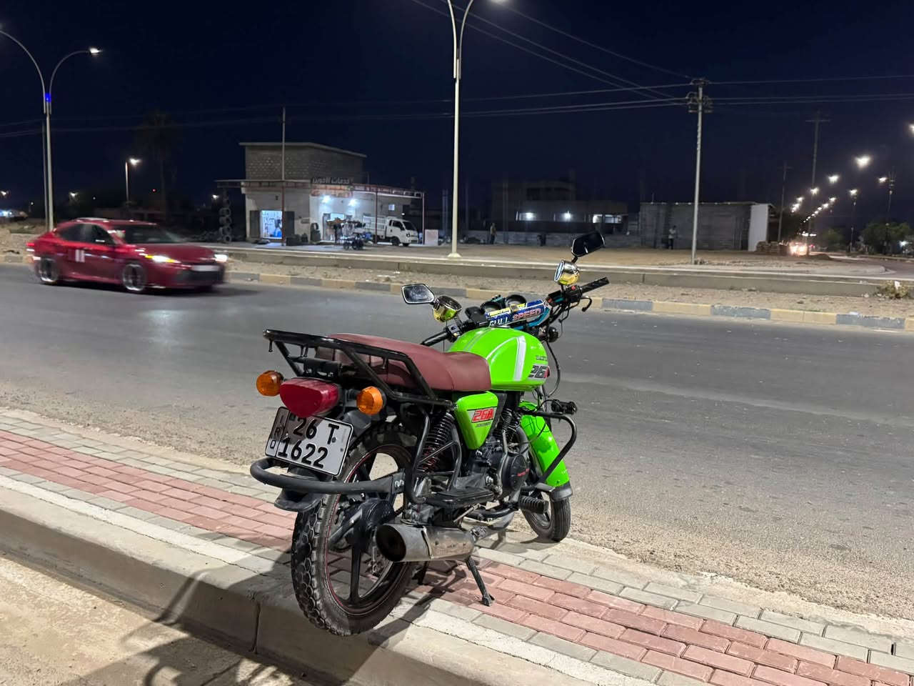 السلام عليكم دراجه دايوان للبيع مرقم العنوان صلاح الدين بيجي 
الدراجه شرط محرك ما مفتوح موديل 2023

رقم الهاتف / ***********
