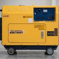 مولدة كيبور KDE7000T • صامت • البطارية هابطة