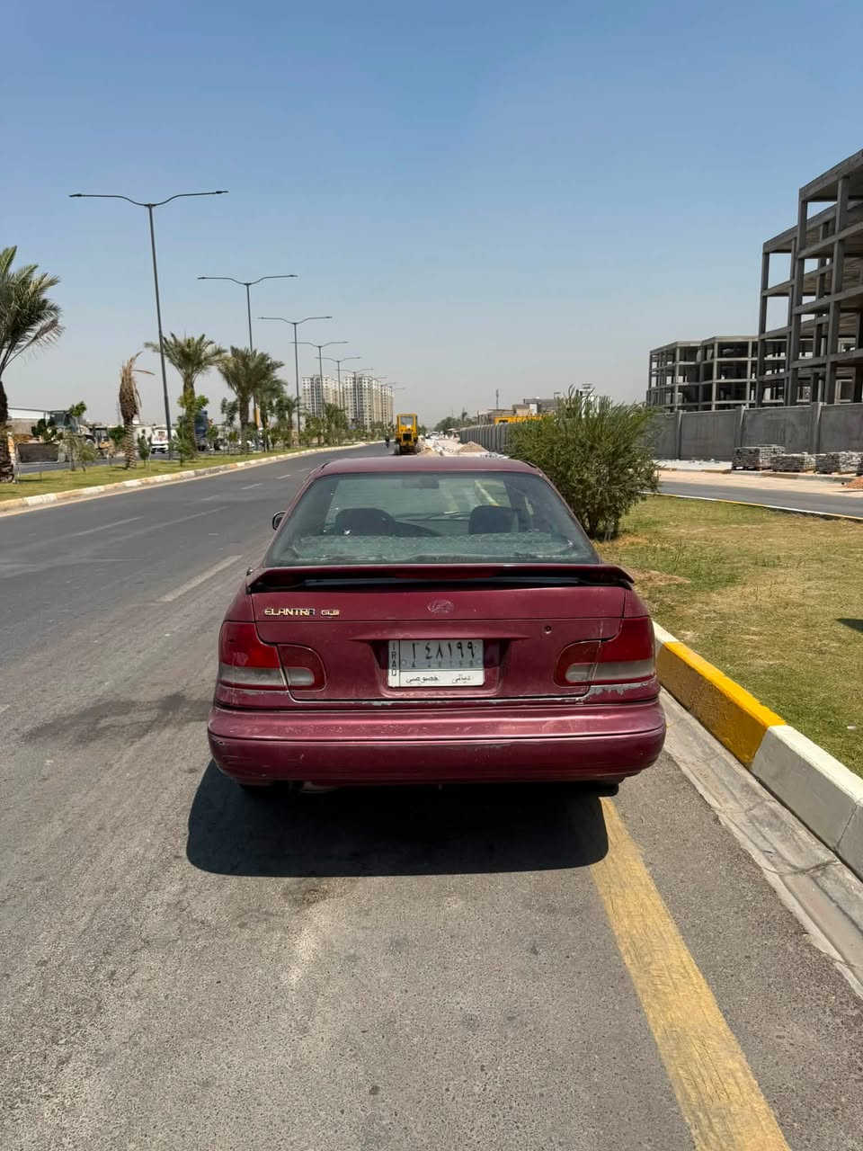 للبيع
نوع:النترا
موديل 1994
رقم:ديالى خصوصي
اللون:ماروني 
(مشروع وطني)
25و بيها مجال
رقم تلفون ***********
موقع:بغداد

