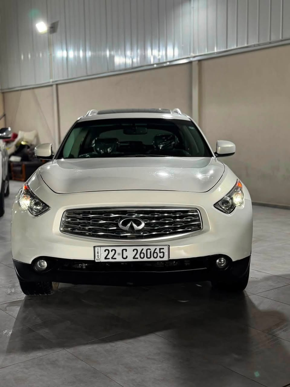 ﷽
‏INFINITI FX35 2009
أنفنيتي FX35 موديل 2009
فول مواصفات
--------------------------------------
مكان🌆:سليماني                    سعر💵: 93$
تليفون☎️: ***********
***********
--------------------------------------
محريك V6 سته سلندر
گير و محريك بشرط مامفتوح
بدون صوت بدون صرف بدون خلل بشرط فحص
ماشيه 170 الف كيلومتر
--------------------------------------
سيارة بها قطعه صبغ بشرط بدون دواخل 
--------------------------------------
مواصفات
{{ بصمة - سلايت - ستيرن كهربا  - شاشة - كشنات جلد - كشنات تتفيئة و تبريد - كشنات كهربا - فورميكا - تبريد مركزي- كشن خزن - ٤ كاميرا - بلاجكتور - ڤوليوم - تحديد سورعة - بعد }}
--------------------------------------
أربع تاير و ويل جديد سيارة جديد بدون مصروف
سيارة شرط بدون اى نواقص گير و موحريك و حدادي و كاهرباى كله بشرط
سبير ما نزله
سنوية و رقم جديد سنوي بأسمي تحويل غرامة بشرط
--------------------------------------
كوردي
﷽
‏ INFINITI FX35 2009
ئينفنيتي مؤديل 2009فول مواسفات
---------------------------------------
شوين🌆: سليمانى                    سعر💵: 93$
مؤبايل☎️: ***********
***********
---------------------------------------
مه كينه V6 شه ش بستؤن
گير و مه كينه ى به شه رت نه كراوه ته وه
سه وت و سه رف و خه له لى نييه به شه رت
 170 هه زار كيلؤمه تر رؤيشتوه
---------------------------------------
يه ك بارچه ي بوياخه  بي ناو گرتن 
---------------------------------------
مواسفات
{{ به سمه - سلايت - شاشه - ٤ كاميرا - كوشن خه زن - - كوشن جلد - كوشن هيته ر و تبريد- دوو كوشن كاره با - فؤرميكا - ته بريد مه ركه زى - بلاجكتؤر - تحديد سورعه - زؤر مواسفاتى تر }}
---------------------------------------
چوار تايه ويلى لؤكى بؤ به ستراوه
كامل سيرڤزى بؤ كراوه و يه ك دينار مه سروفى نييه
سه نه وى و ره قه م وهه زه ى تازه يه به ناوى خؤمه وه يه
سبيري دانه به زيوه 
{{ گير و مه كينه و كاره باى و هه موو گيانى به شه رت }}
---------------------------------------
