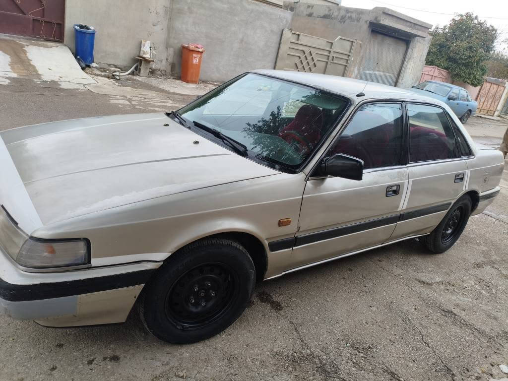مازدا 1989. سنويه عاج مشروع وطني. لحد2028 جديده بسمي. كوبون بنزين  محرك 8بخ المرغوب گير اوتو تبريد شغال.  تخم تايرات جدد صدر امامي خلفي جديد..كهربائيات فول شغال سياره محتاجه دعاميه. اماميه بس. كل شي بيه شغال مكان كركوك *********** كركوك, العراق
