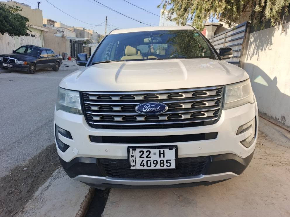 فورد اکسبلور
مودیل ٢٠١٦
ابیض صدفي
محرك ٤توربو
تك اكسل
سنوية بأسمي لل ٢٠٢٨
دفتر بنزين كركوك
٤قطع صبخ بدون قطرة معجون بدون ايرباك
رقم شاصي ميطلع ابمشي جاية لل عيراق 
سعر ١٦٠و مجال
مکان کرکوک

كوردي........ 
موديل ٢٠١٦
ڕە نگی سپی سەدەفییە
مەکینەی ٤بستۆن تۆربۆییە
تاک ئەکسلە
سەنەوی تا٢٠١٨یە
دەفتەری بنزینی کەرکوکی هەیە
٤پارچەی بۆیاغە لەسەر ساغی ئیرباگی بیلادە نەتەقیوە و رەقەمی لاشەی دەرناچێت چونکە بە لیخوڕین هاتوەتەوە بو عیراق 
نرخی ١٦٠و مجال
شوین کەرکوک
ژمارەی موبایل 
***********
*********** كركوك, العراق
