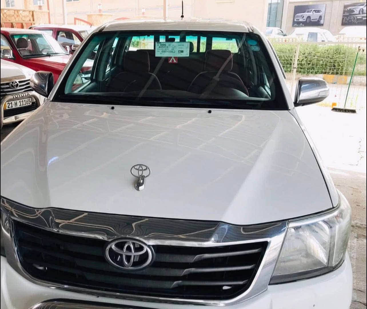 للبيع 
هايلوكس موديل ٢٠١٤ كير عادي 
عمانيه 
السياره كفاله ماعدا باردات شوي 
رقم بغداد الانكليزي 
مكان السياره الكوت 
السعر ١٦٥وبيها مجال حك الجيه 
للاستفسار ***********
