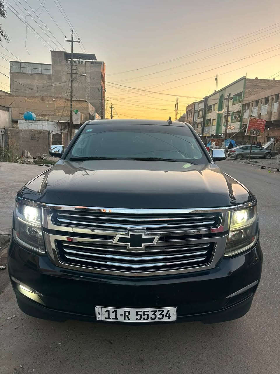 تاهو 2019 lt رقم بغداد
وارد امريكي حادث مرفق مع السونار الخلفي فقط كلير من امريكا محرك 5300 سياره جديده ماشيه 95 
السعر 278 للاتصال *********** 
مكاني بغداد الجديده المعلمين
